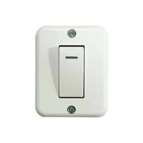 Interruptor Sobrepuesto simple 10A Blanca